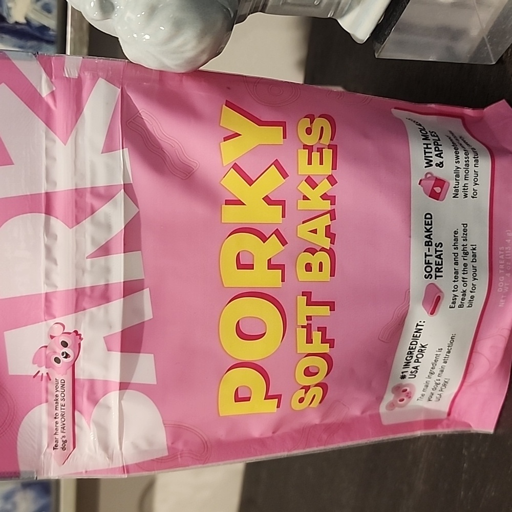 Barkbox bundle of Porky Soft Bakes Treats And 2 Super Chewer Toys - Picture 2 of 7